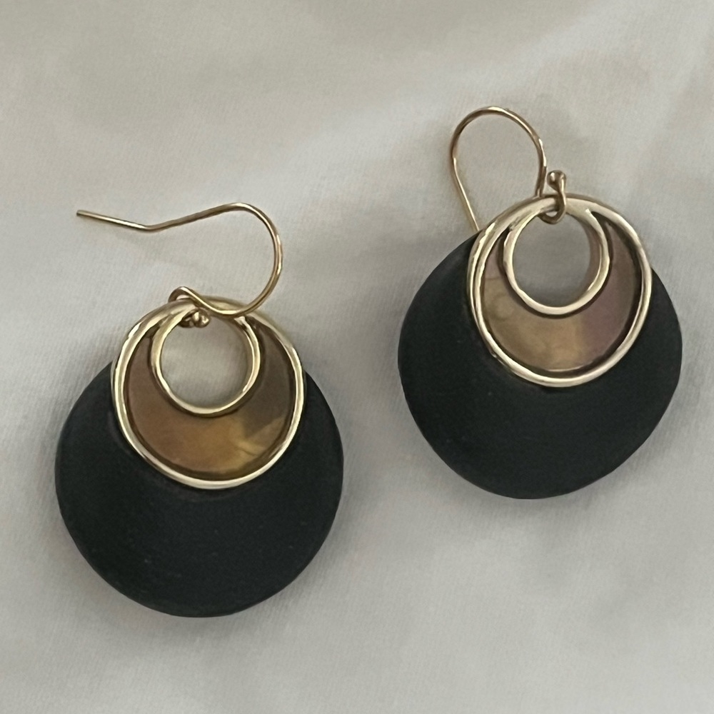 Alexis Bittar Black Drop Earring